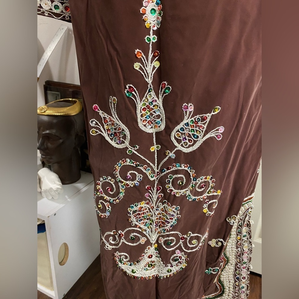 𝅺vintage 60s/70s Dress/Duster - Picture 8 of 8
